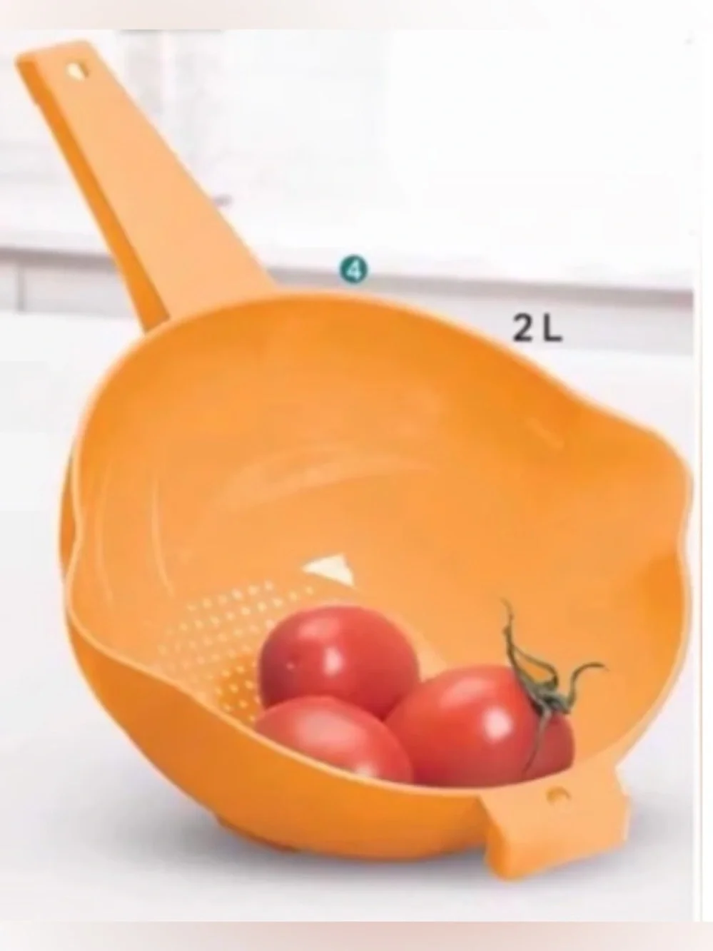 Tupperware bright orange